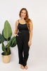 City Chic Tapered Black Trousers