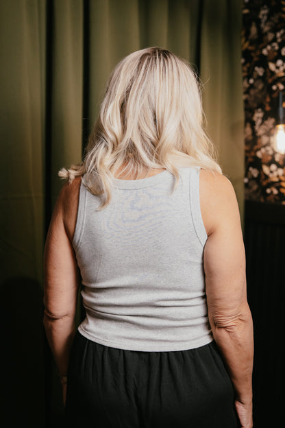 Everyday Energy Tank Top In Heather Grey