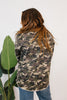 Camo Crush Studded Denim Jacket
