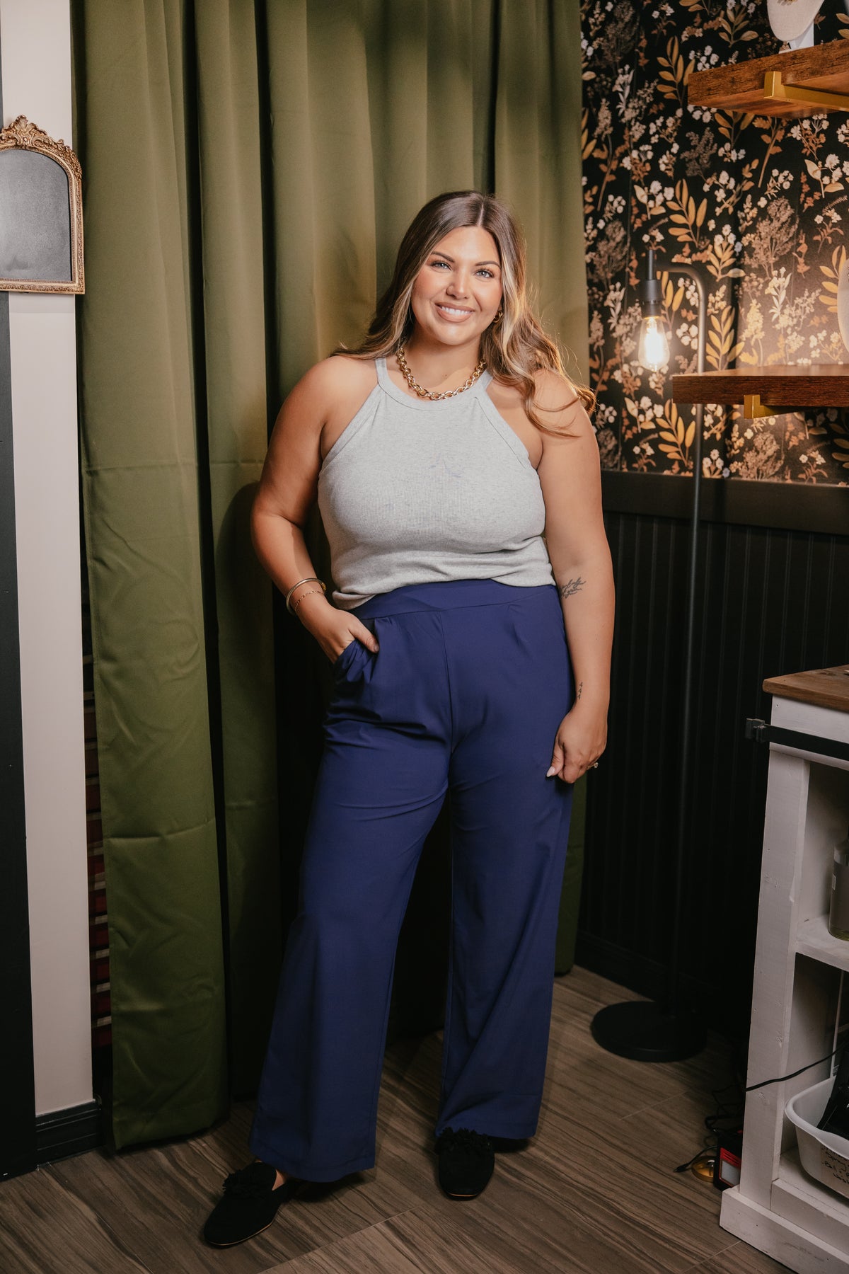 On The Agenda Pants In Navy