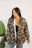 Camo Crush Studded Denim Jacket