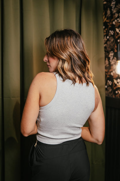 Everyday Energy Tank Top In Heather Grey