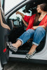 Corky's Black White Check Sugar Rush Flats