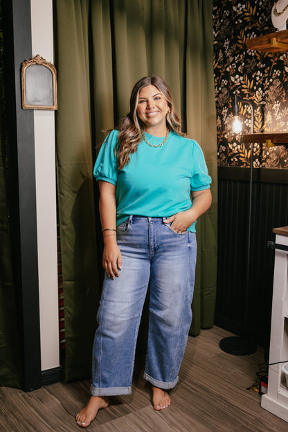Better Together Top In Mint - Reg & Curvy