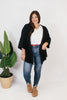 Wrap Me Up Cardigan In Black
