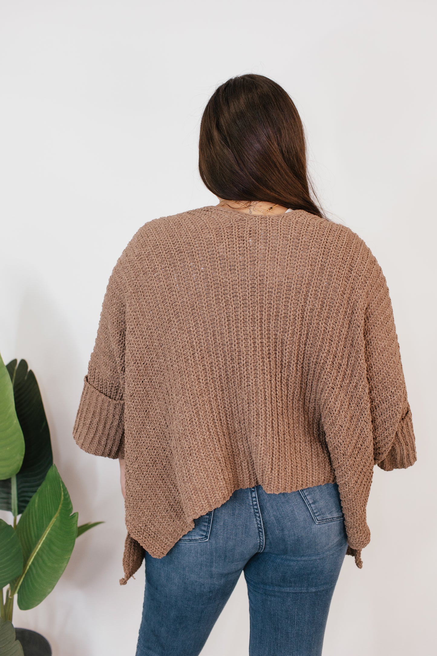 Wrap Me Up Cardigan In Chocolate
