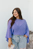 Spring Free Spirit Bell Sleeve Top In Purple