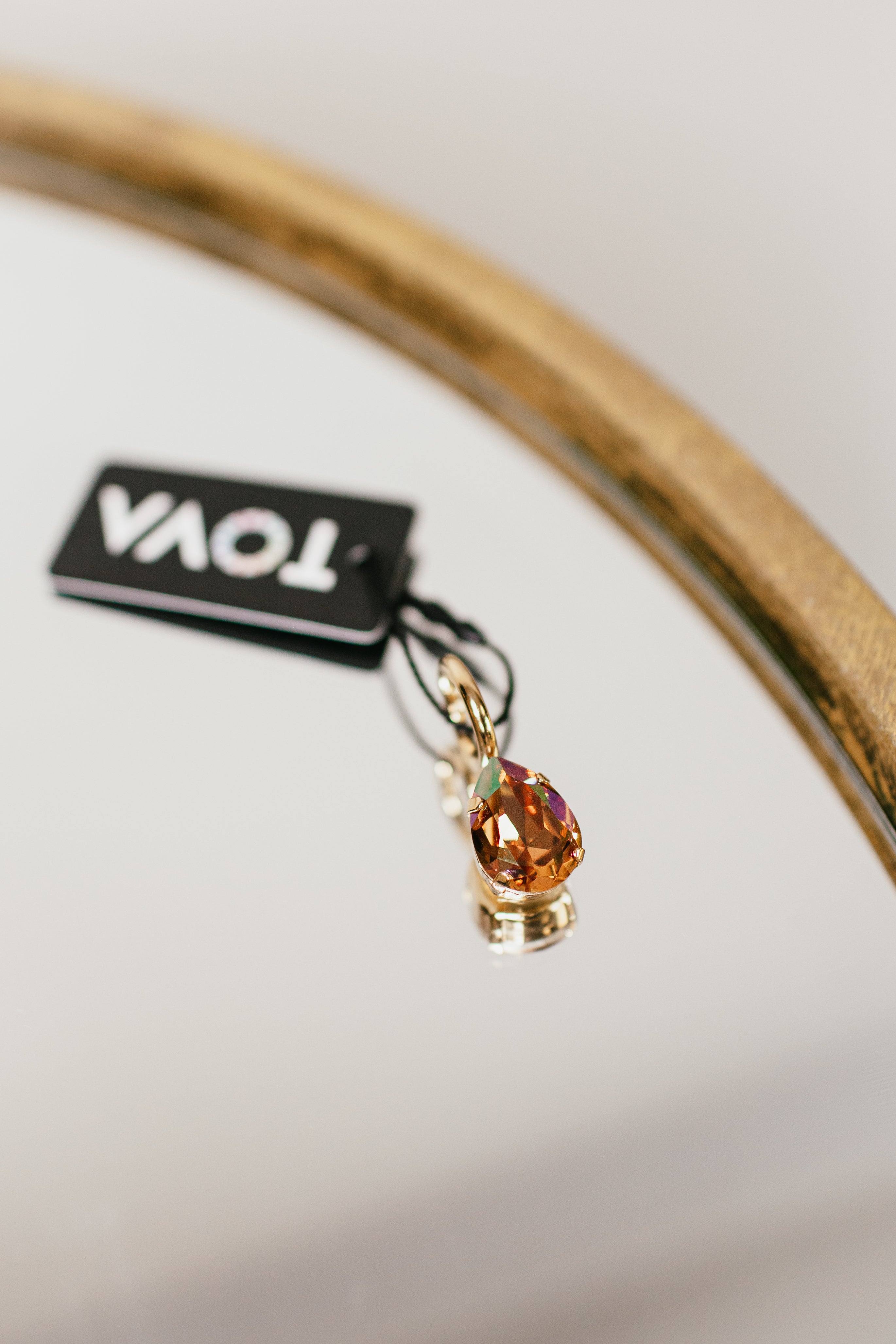 Tova El Paso Pendants - Pear Light Colorado Topaz Glimmer