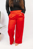 Elevate Everyday Pants In Red - Reg & Curvy