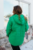 Bright Side Puffer Jacket In Green