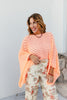 Spring Free Spirit Bell Sleeve Top In Peach