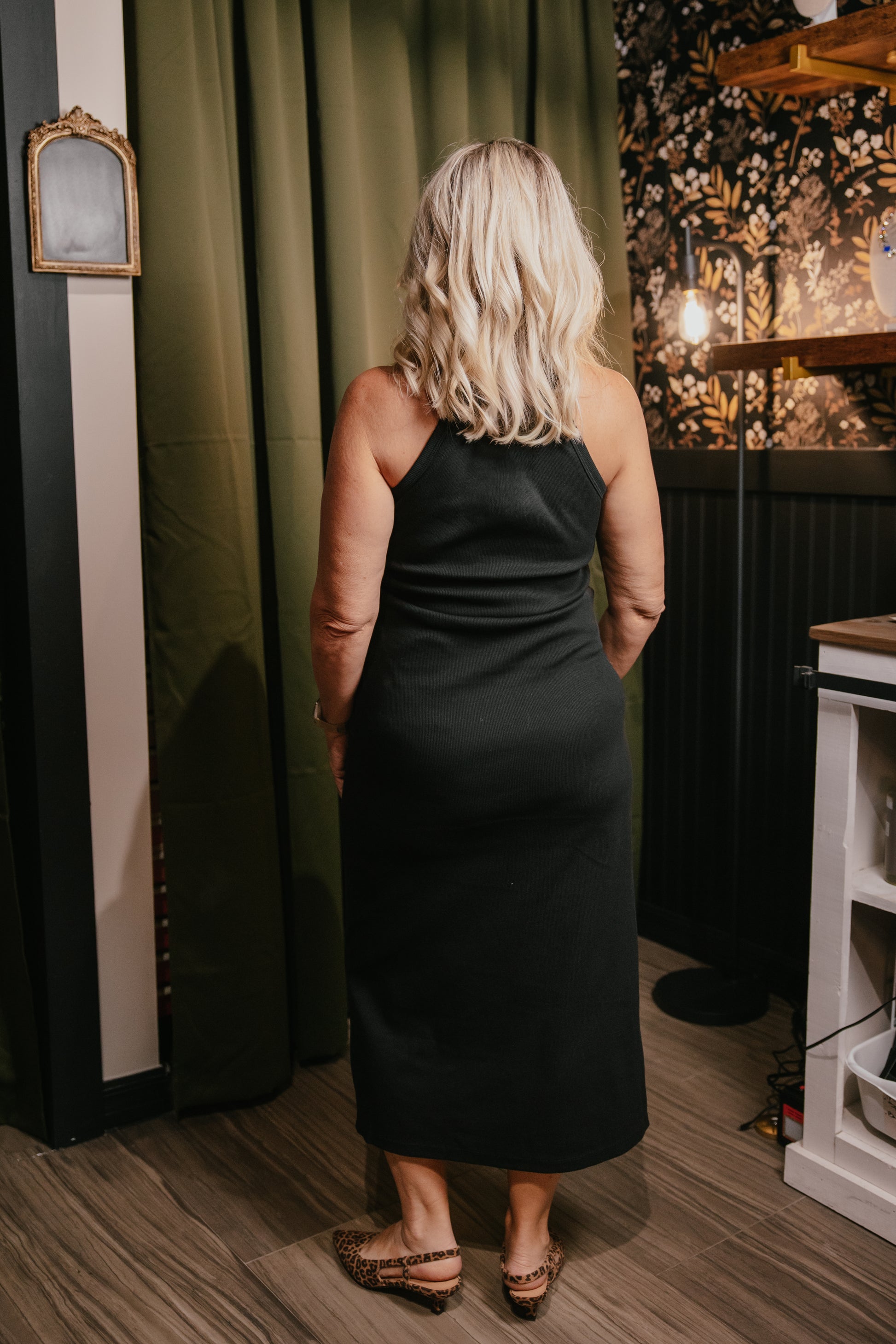 Sleek Sophistication Dress in Black