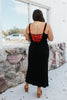 Midnight Plunge Maxi Dress