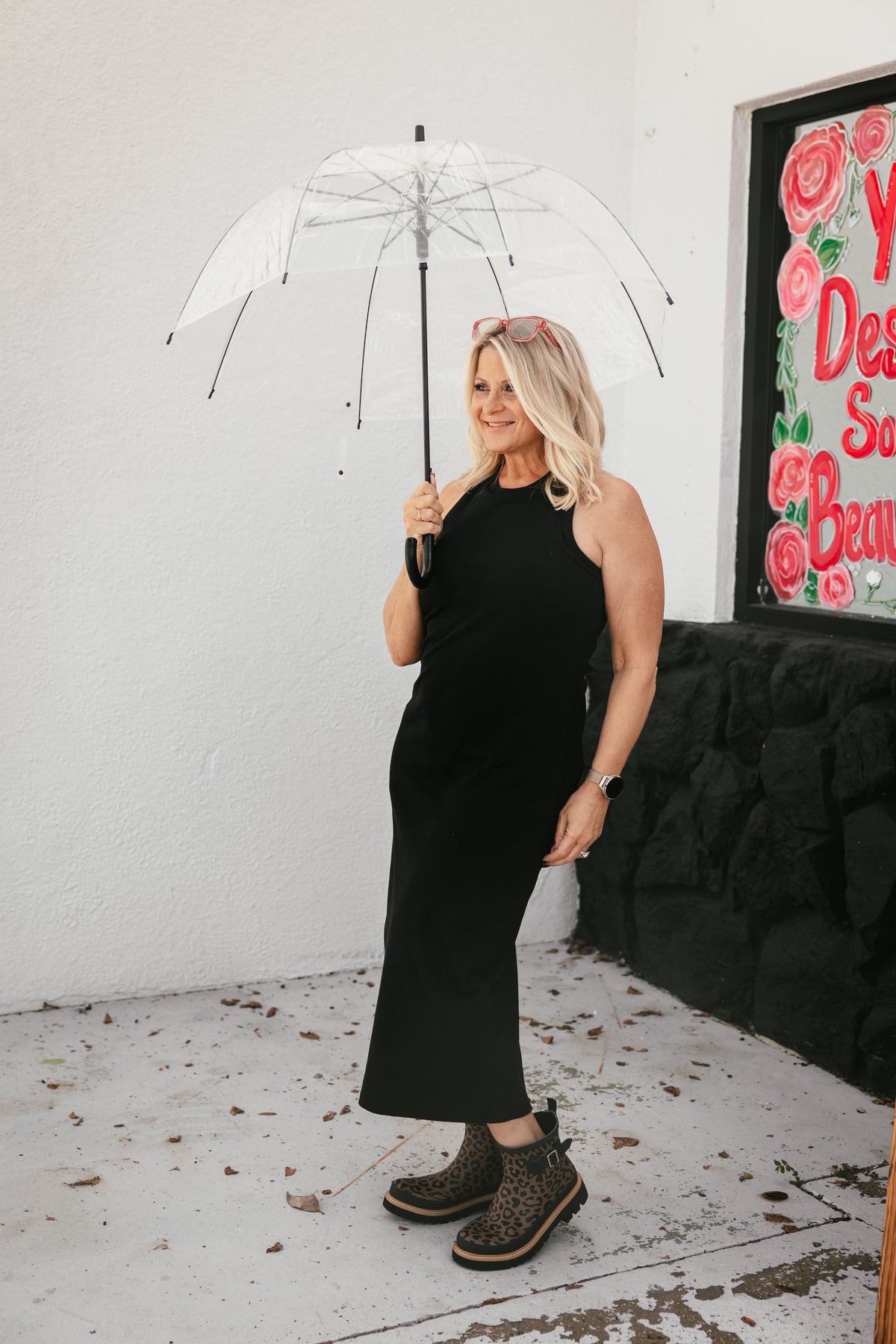 Sleek Sophistication Dress in Black