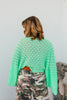Spring Free Spirit Bell Sleeve Top In Mint