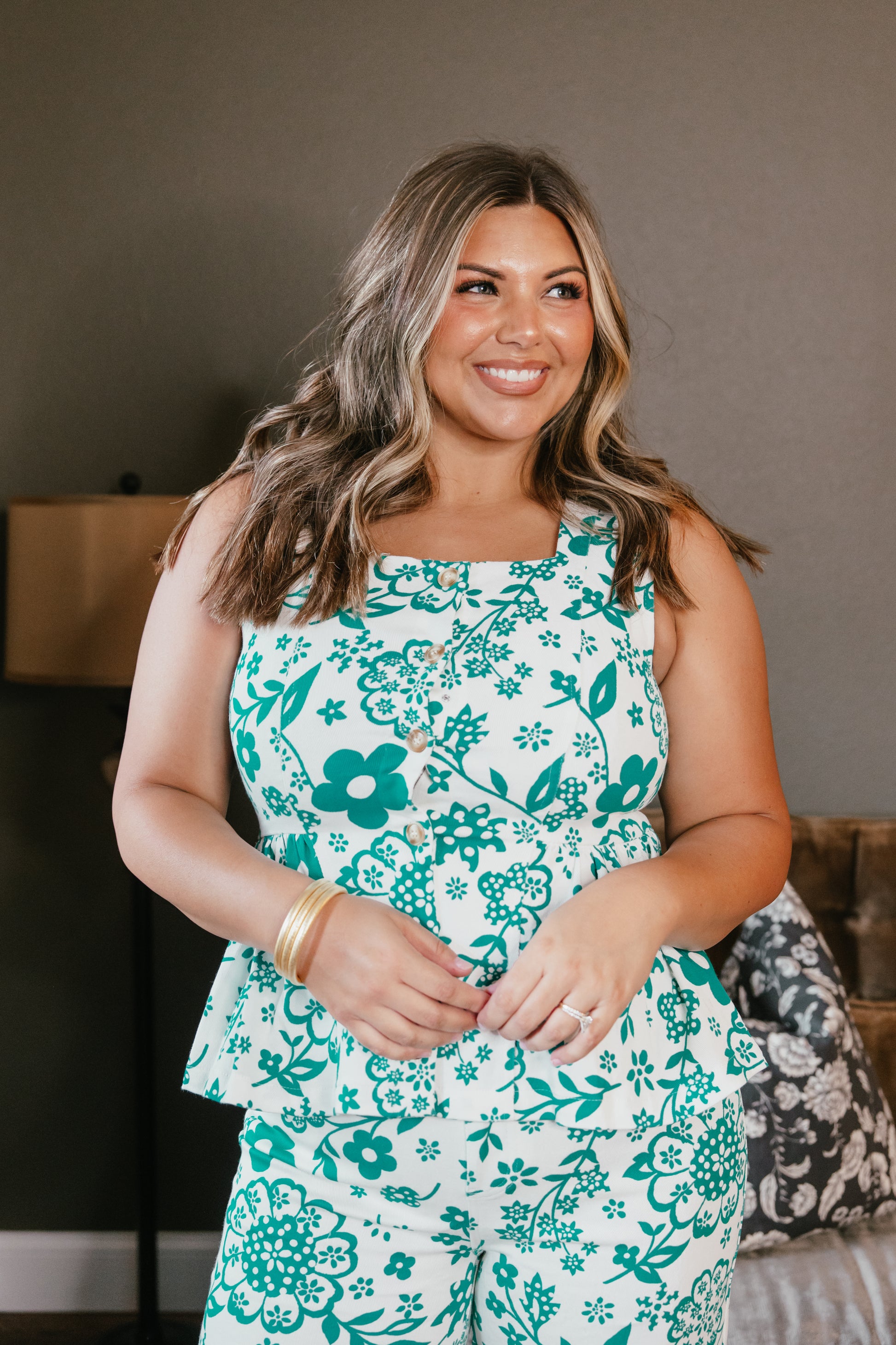 Floral Frenzy Top