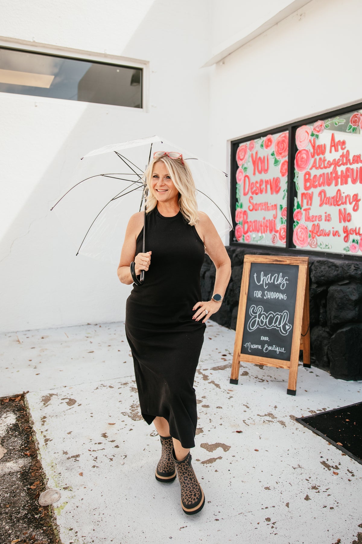 Sleek Sophistication Dress in Black