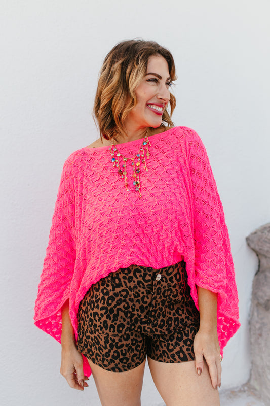 Spring Free Spirit Bell Sleeve Top In Pink