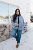 Botanical Blues Denim Shirt
