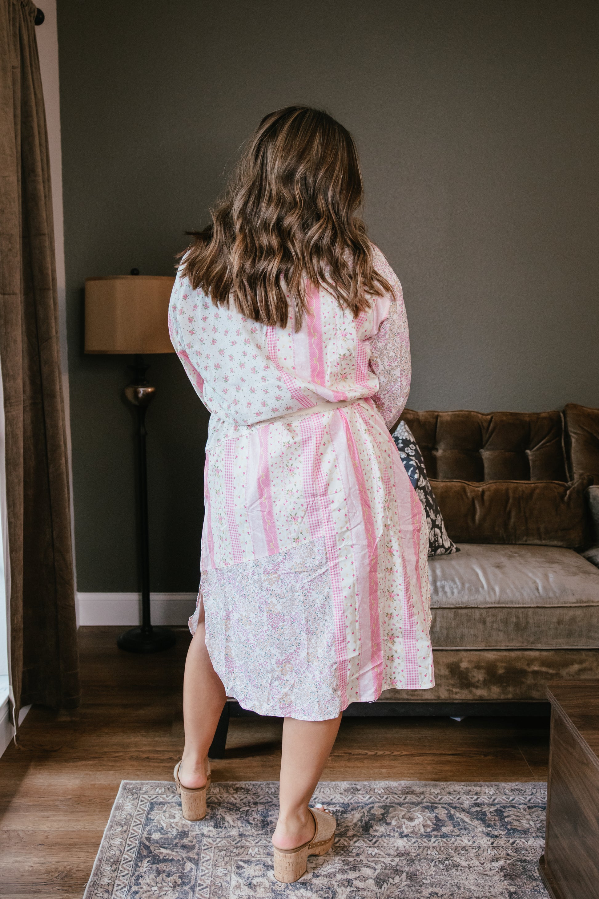 Chic Patchwork Duster Dress - Reg & Curvy
