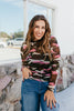 So Fetch Lux Layer Top In Camo - Reg & Curvy