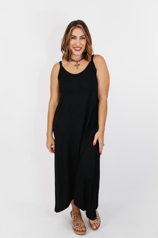 Timeless Maxi Dress in Black - Reg/Curvy