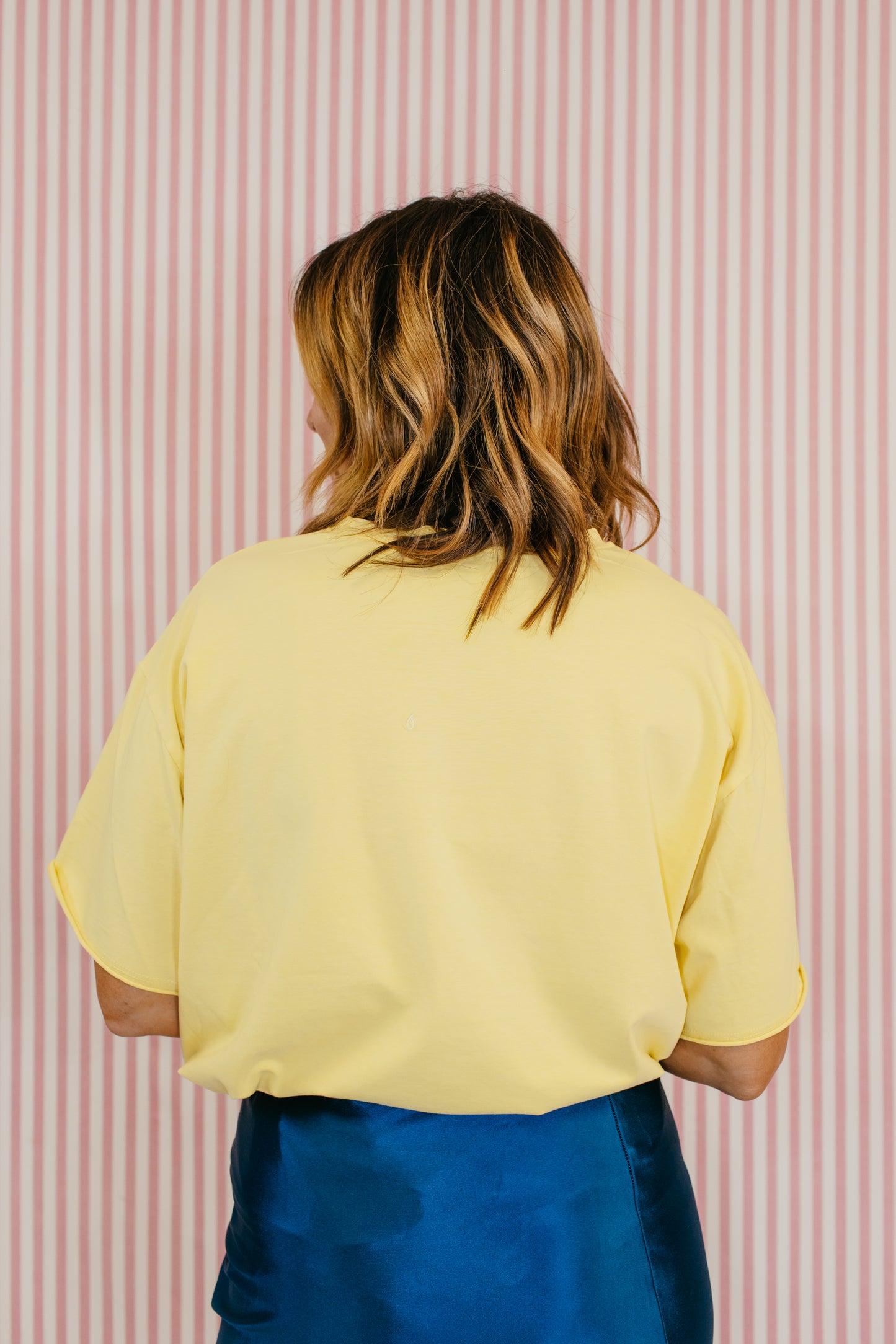 Squeeze The Day Tee In Yellow - Reg & Curvy