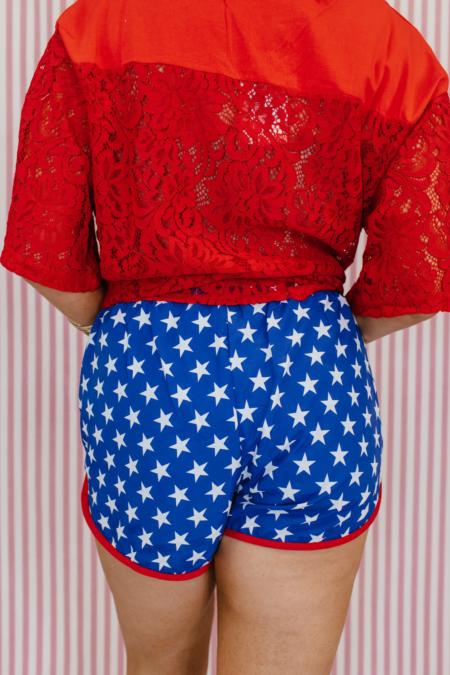 Wear All Day Shorts In Navy Stars - Reg & Curvy