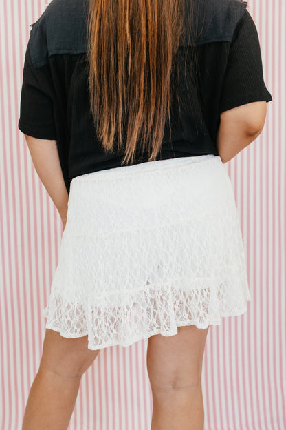 Love Story Lace Skort - Reg & Curvy
