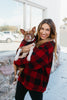 Tis The Season Hoodie In Buffalo Plaid - Reg & Curvy