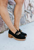 Corky's Black Faux Suede Brunch Vibes Shoes
