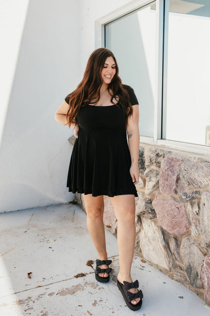 The Madeline Dress In Black - Reg & Curvy