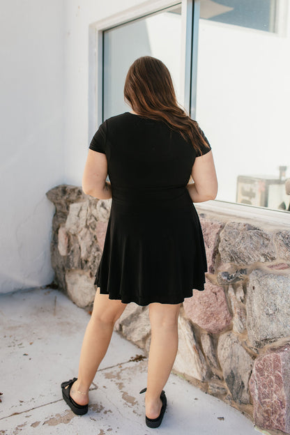 The Madeline Dress In Black - Reg & Curvy
