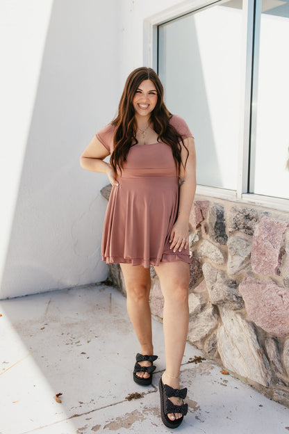 The Madeline Dress In Mocha - Reg & Curvy