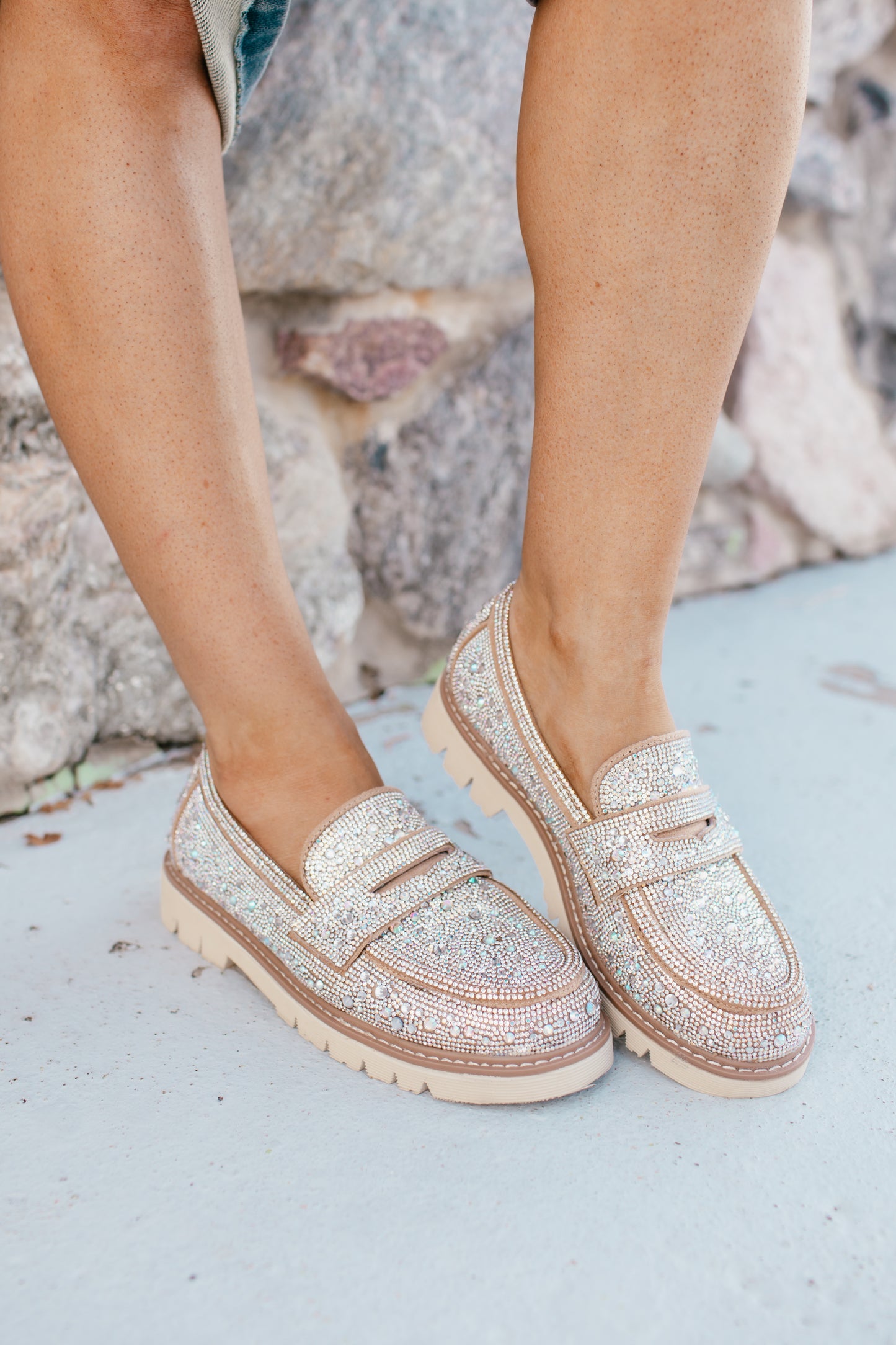 Corky's Rhinestone Penny Pincher Shoes