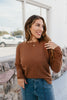 Timeless Comfort Sweater In Caramel