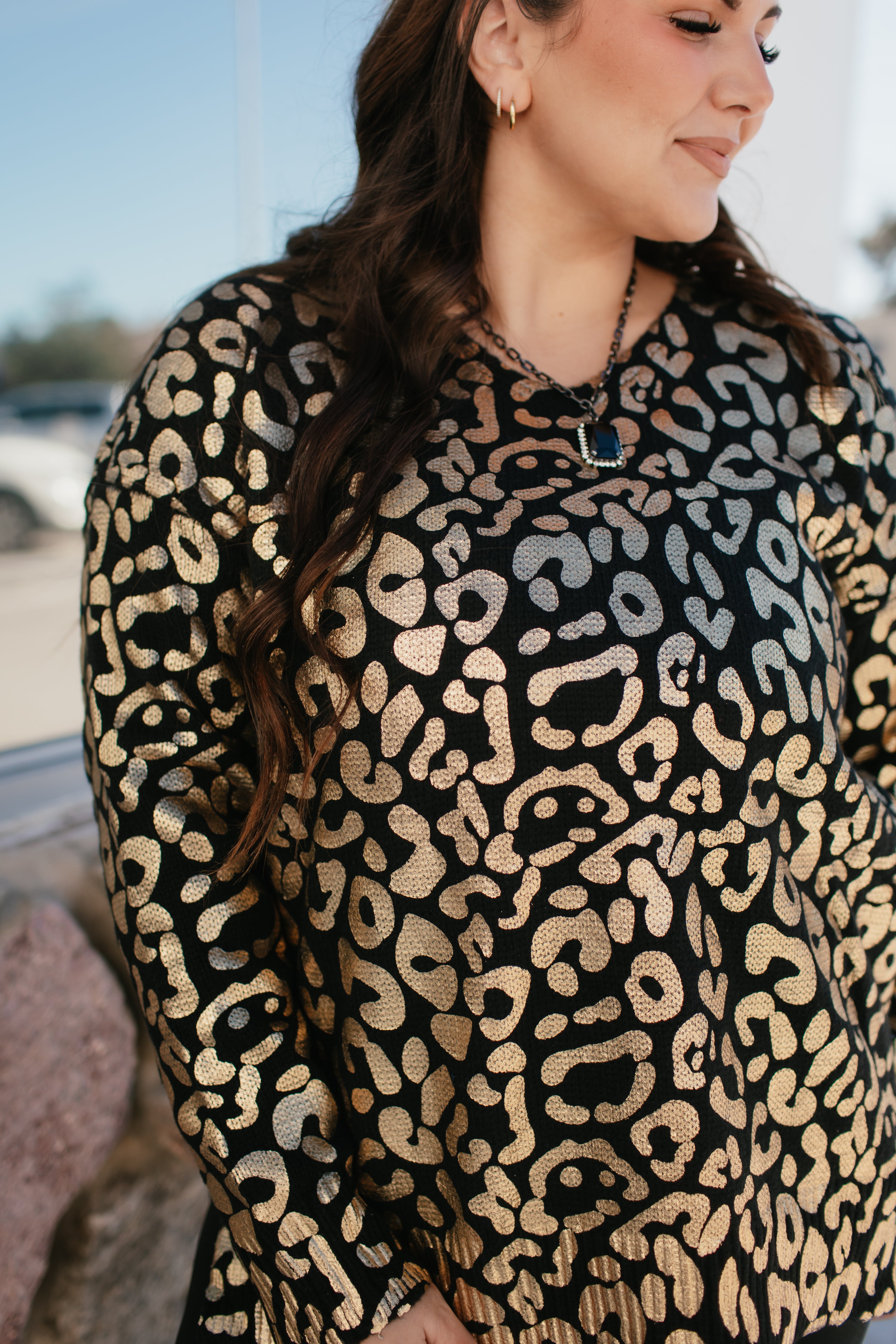 BLACK FRIDAY DEAL: Golden Hour Leopard Sweater