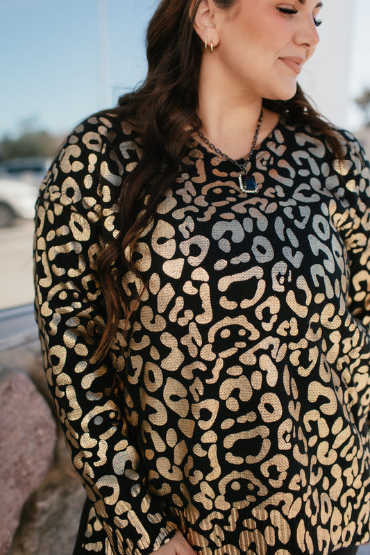 BLACK FRIDAY DEAL: Golden Hour Leopard Sweater
