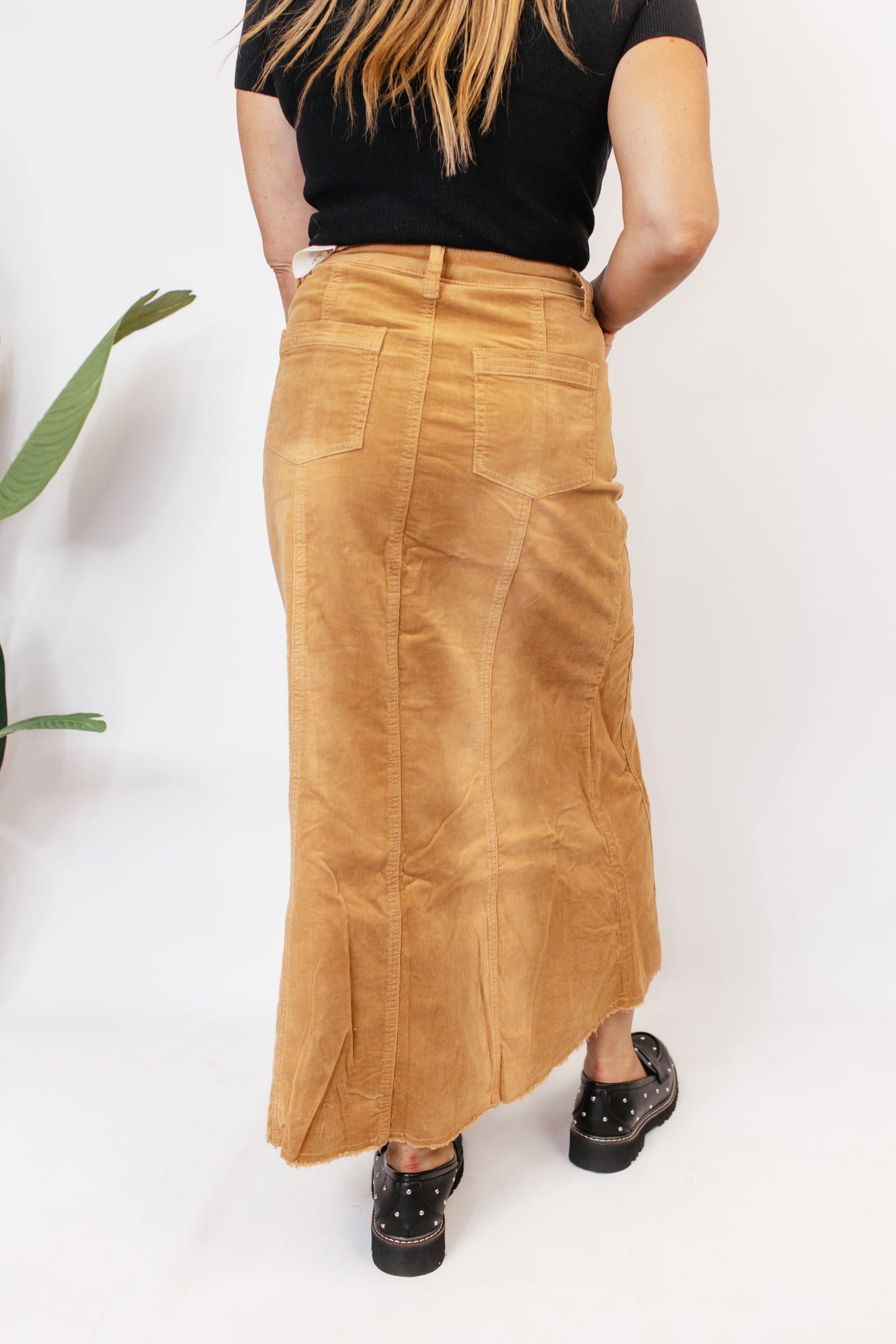 Coastal Cool Corduroy Skirt