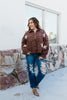 Pearls & Patches Jacket In Chocolate