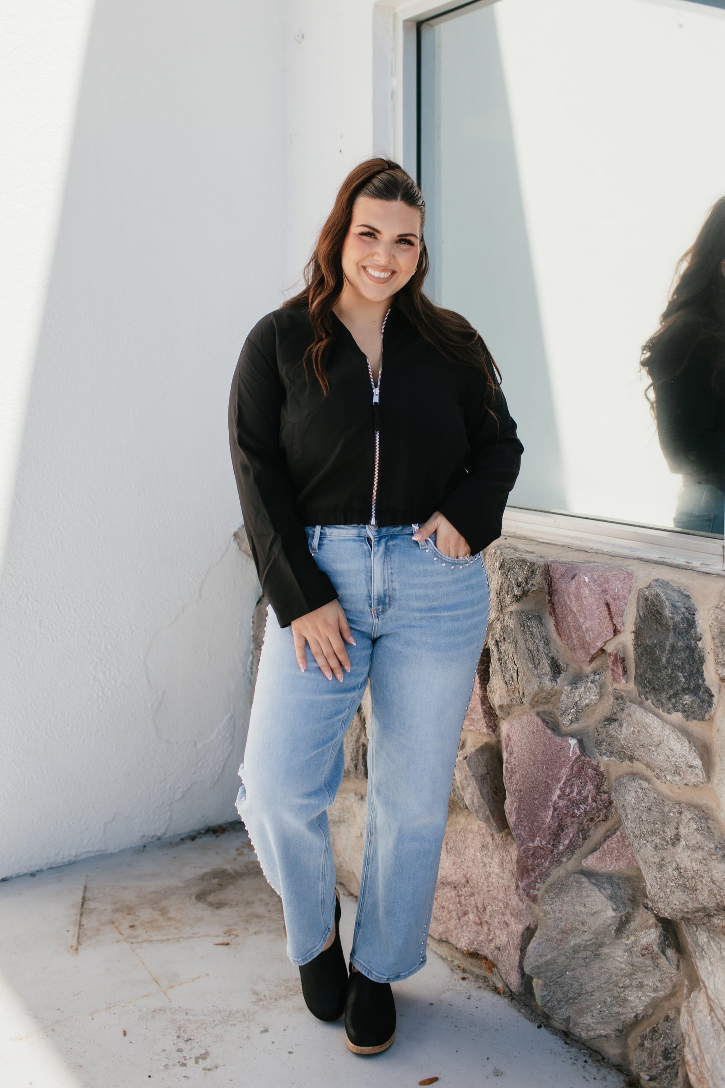 City Scene Jacket In Black - FINAL SALE