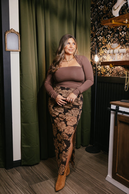 Espresso Garden Skirt