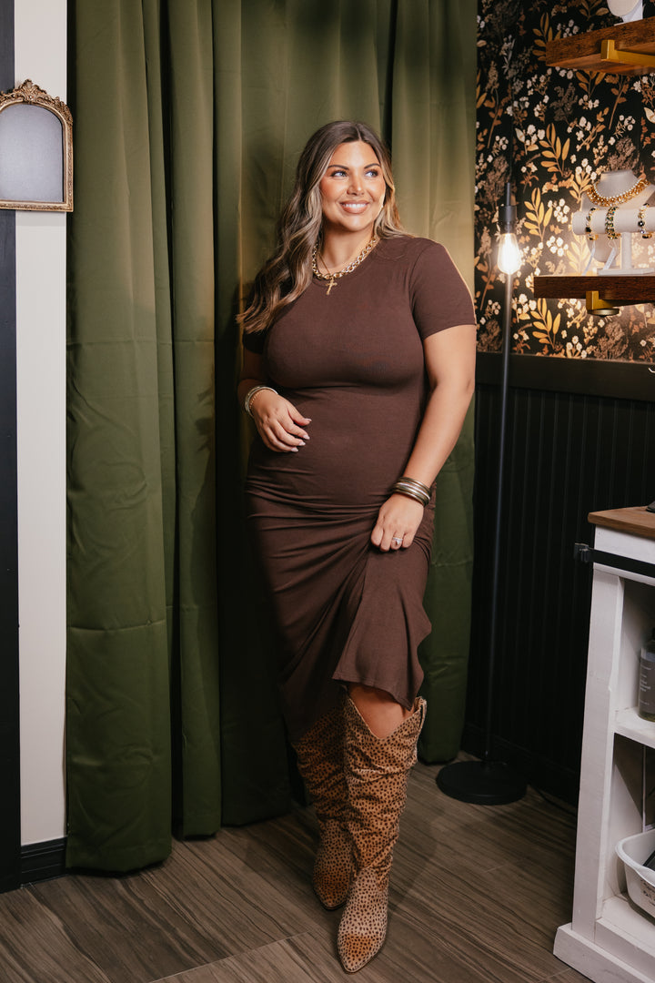 The Staple Dress In Espresso