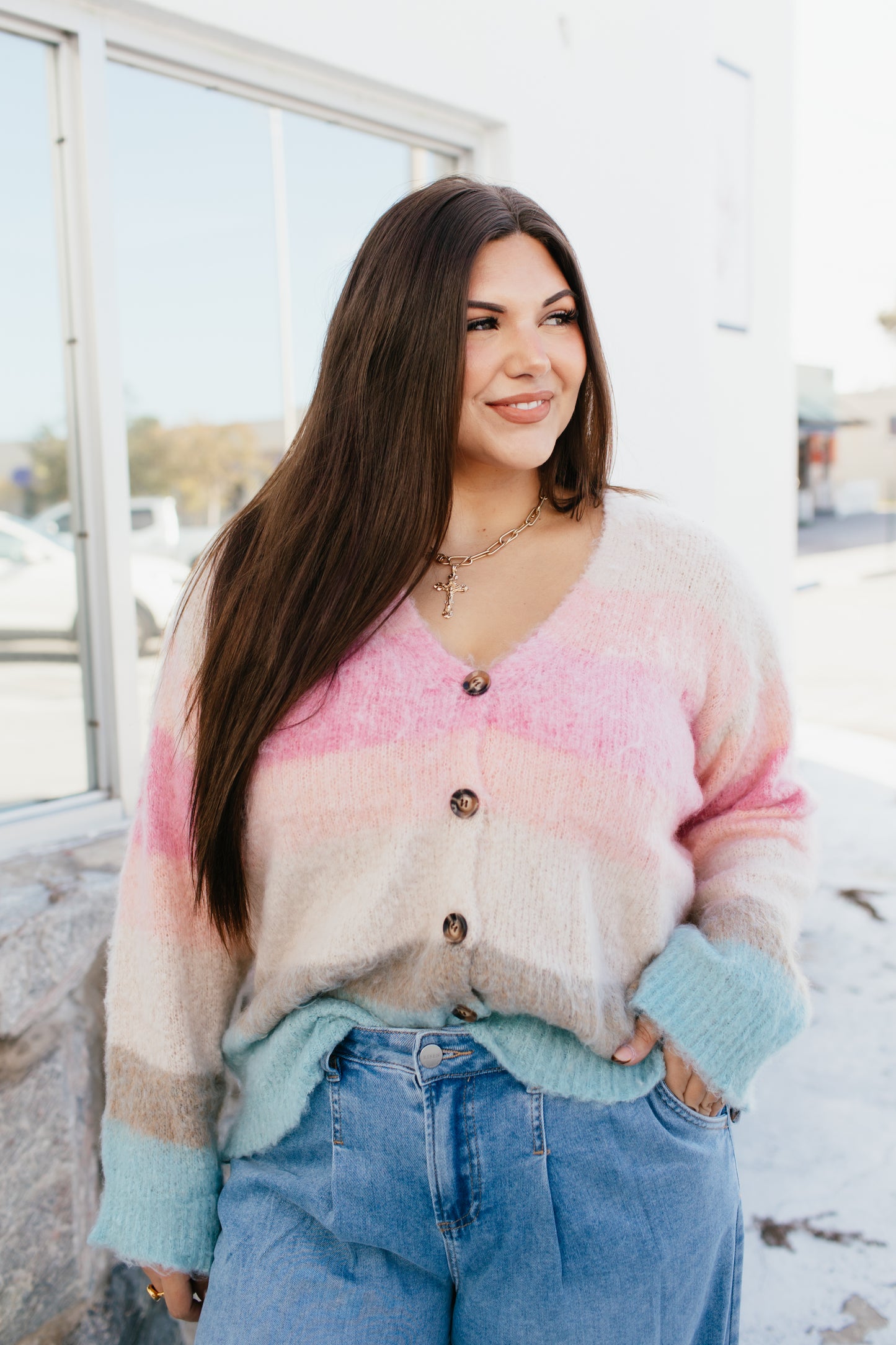 Rainbow Haze Cardigan