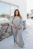 Airplane Mode On Crewneck In Grey - Reg & Curvy
