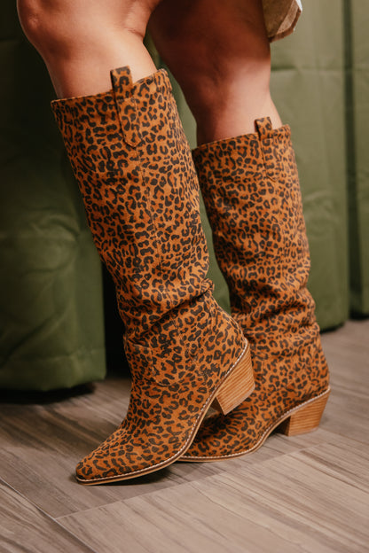 Corky's Leopard City Slicker Boots