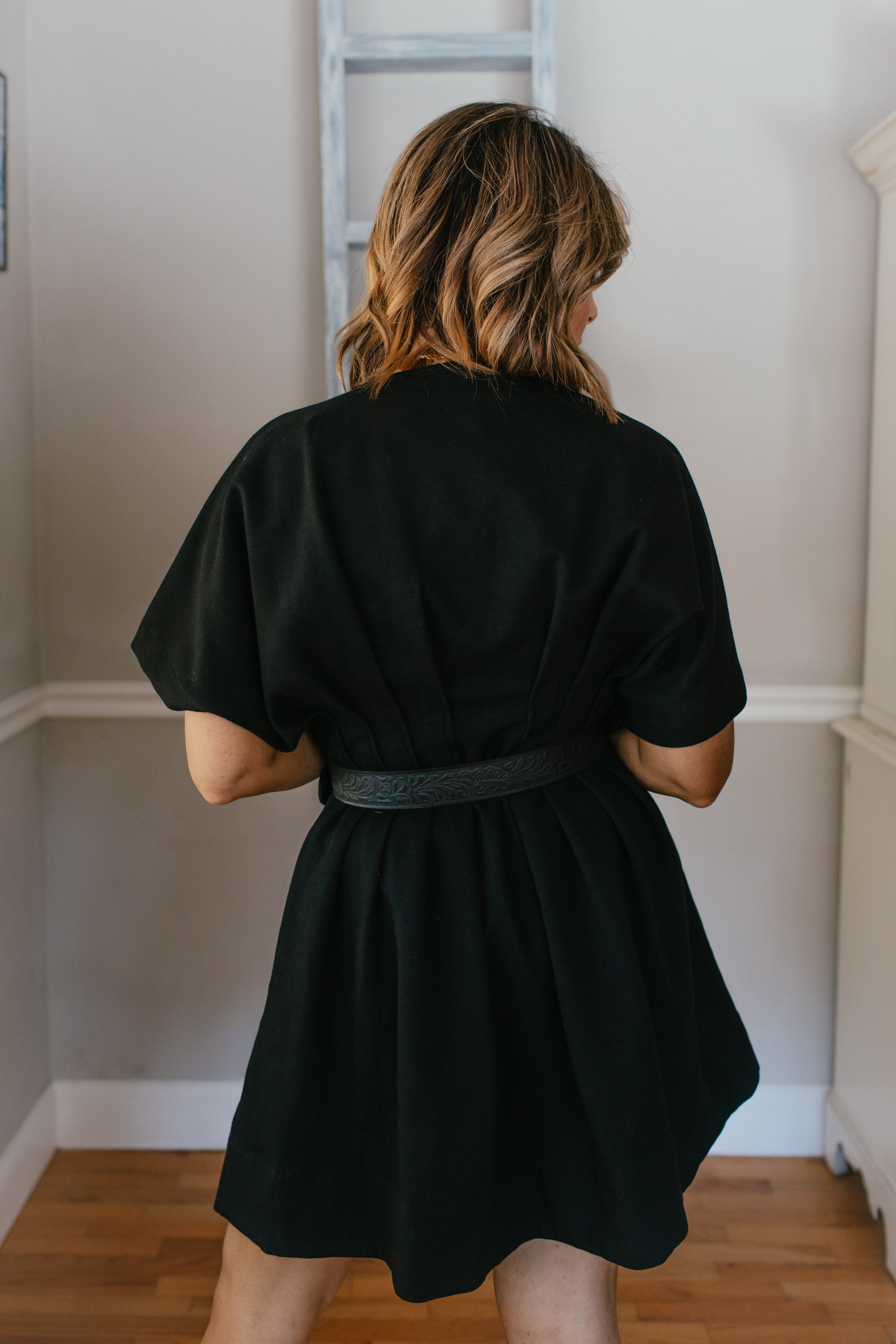Date Night Darling Dress In Black
