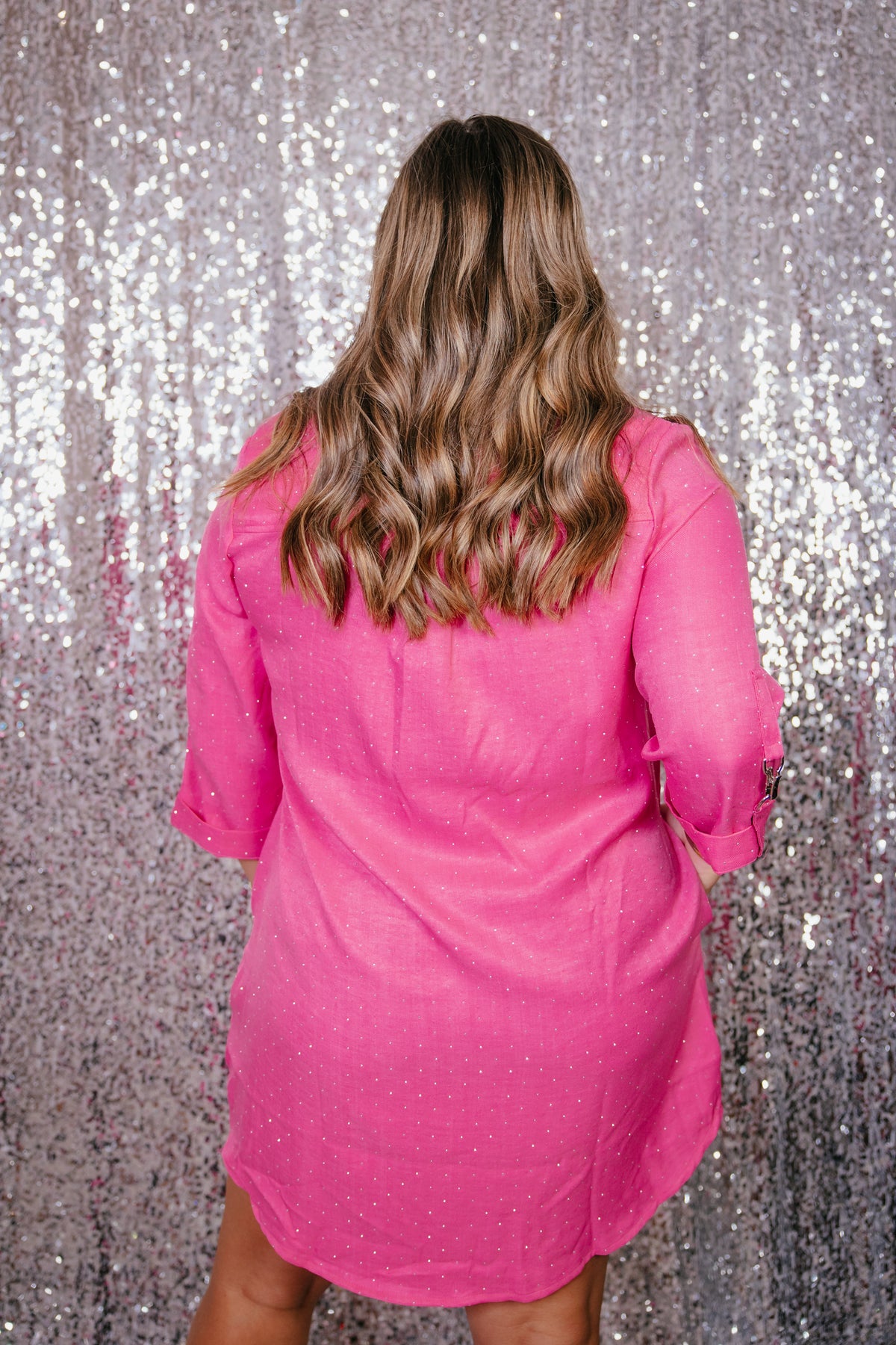Make An Entrance Dress In Hot Pink - Reg & Curvy