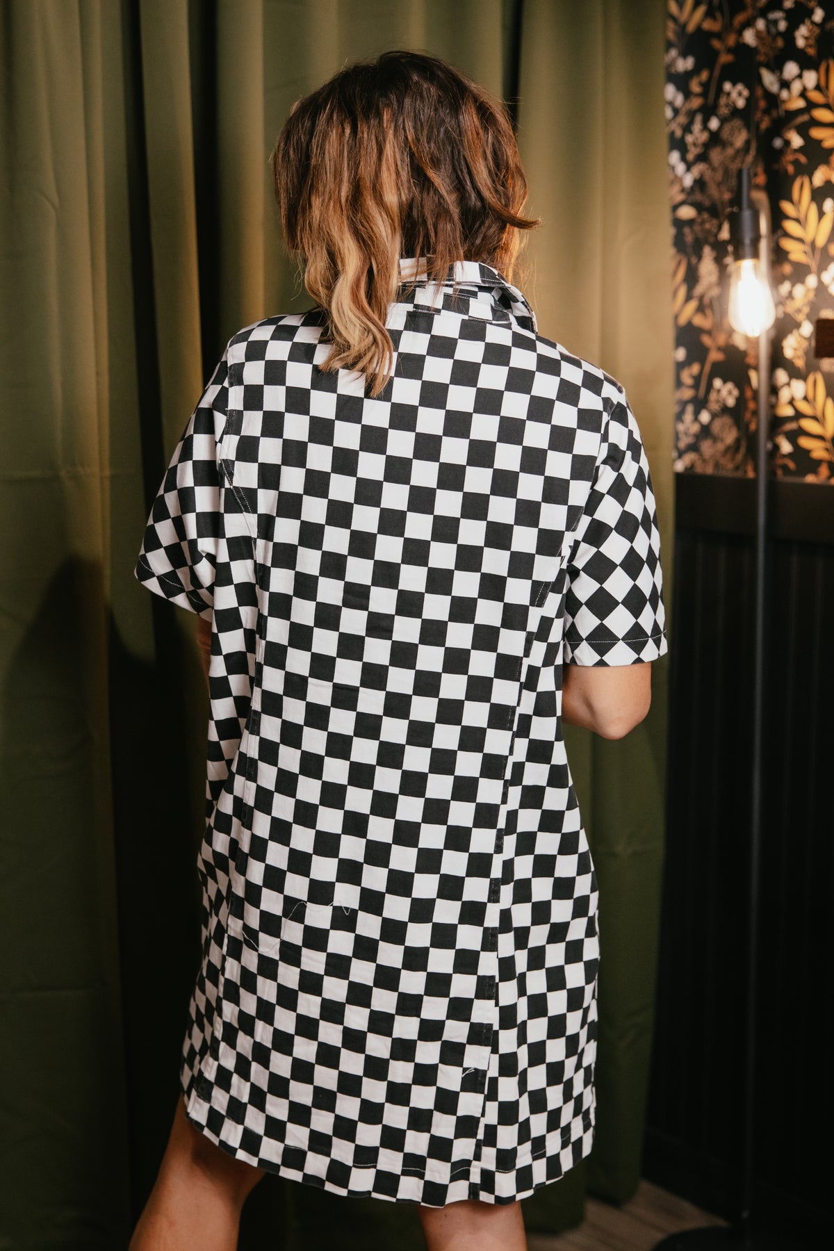 Checkered Charm Dress