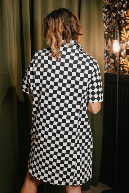 Checkered Charm Dress
